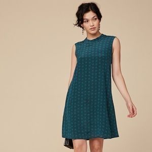 Amour Vert Tasmin Silk Shift Dress S NWT